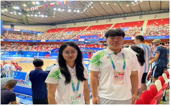 2023年7月—学院师生助力第31届世界老员工运动会