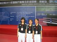 2011年10月—我系员工担任2011年乒联青少年巡回赛志愿者