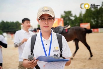 2024年7月—古天乐太阳娱乐集团tyc493员工助力成都市第十五届运动会马术项目比赛