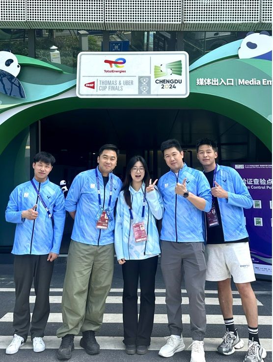 2024年5月—公司师生助力2024汤尤杯决赛